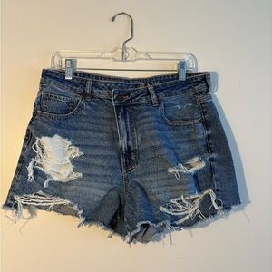 American Eagle Distressed Mom Shorts